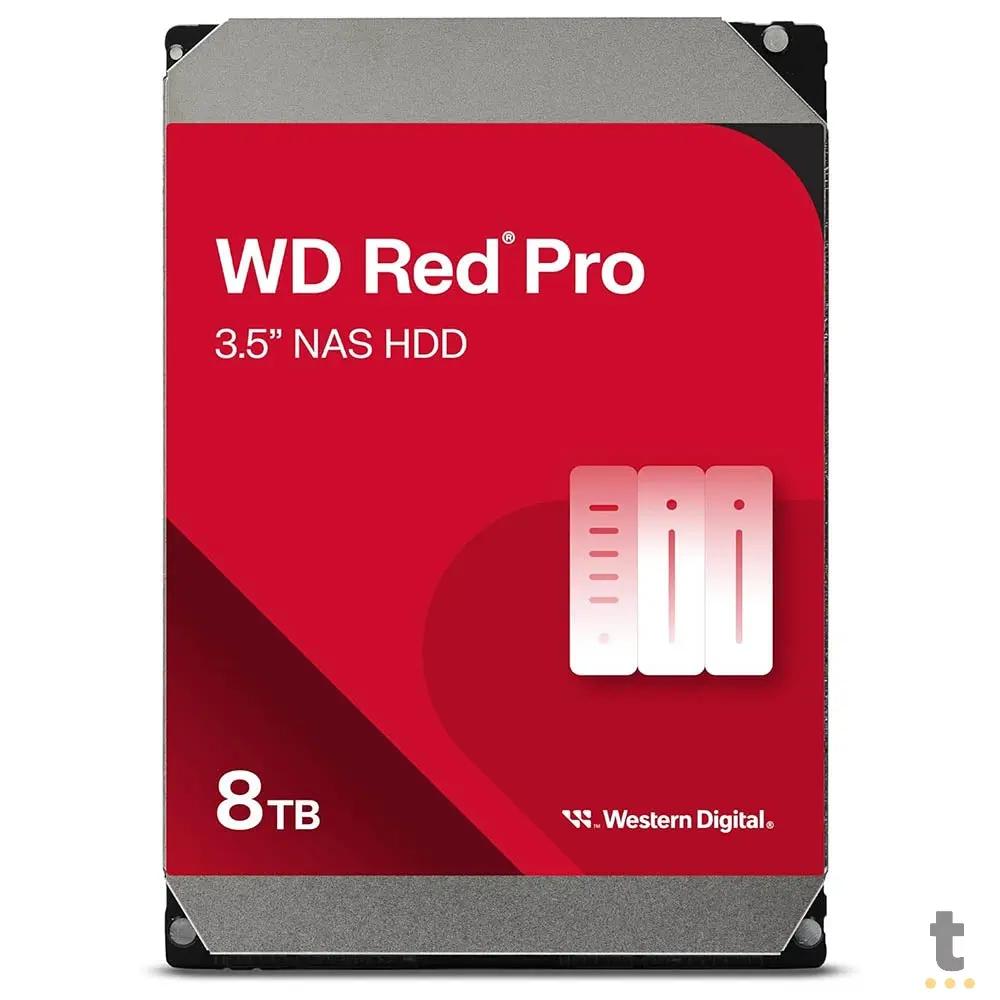 Hd Para Servidor Nas 8tb Western Digital Wd Red Pro 3.5 Sata III 6gb/S 256mb - WD8005FFBX Truedata